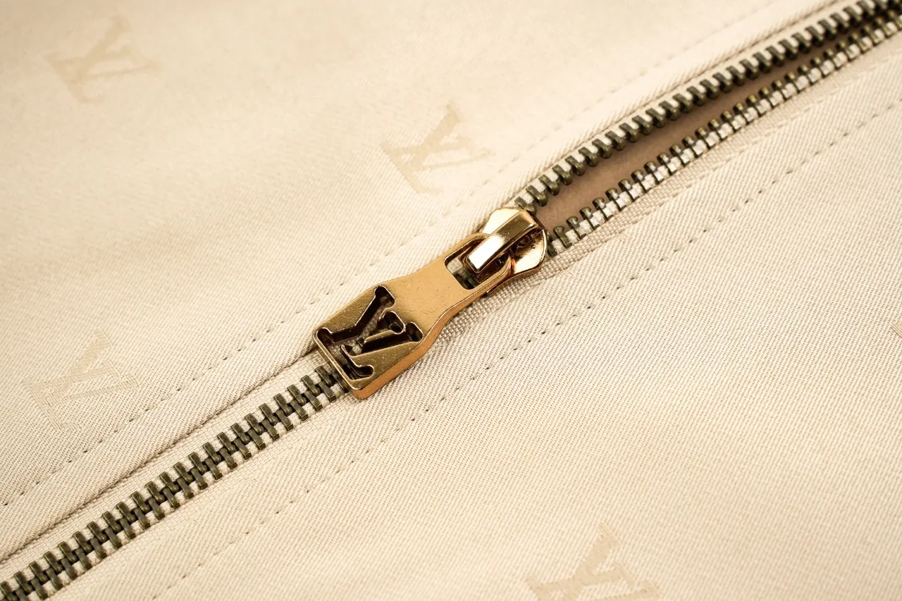 Louis Vuitton Khaki Lustrous Jacquard Zip Jacket product photo from LabelPicks
