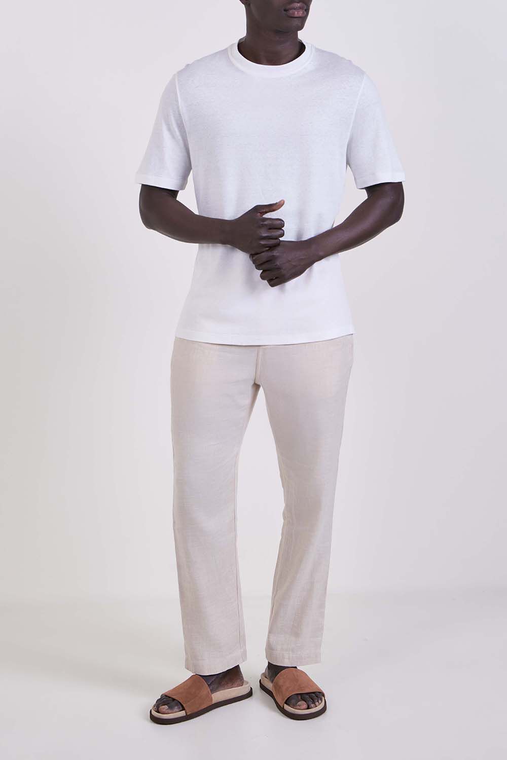 BRUNELLO CUCINELLI חולצת טי בגזרה משוחררת