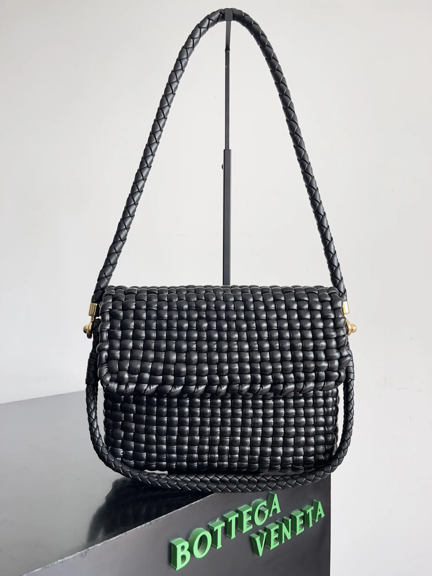 Bottega Veneta Intrecciato Woven Leather Shoulder Bag product photo from LabelPicks