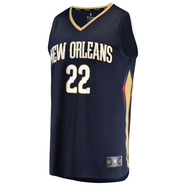Derik Queen New Orleans Pelicans  Fast Break Replica Jersey - Navy - Icon Edition