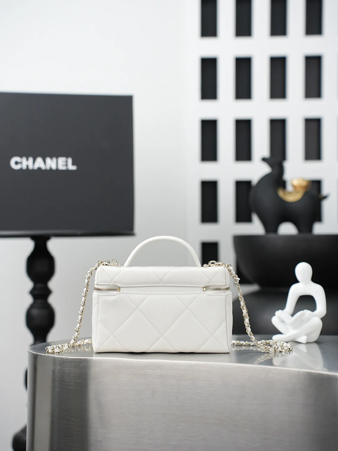 Chanel Quilted Leather Top Handle Bag product photo from LabelPicks