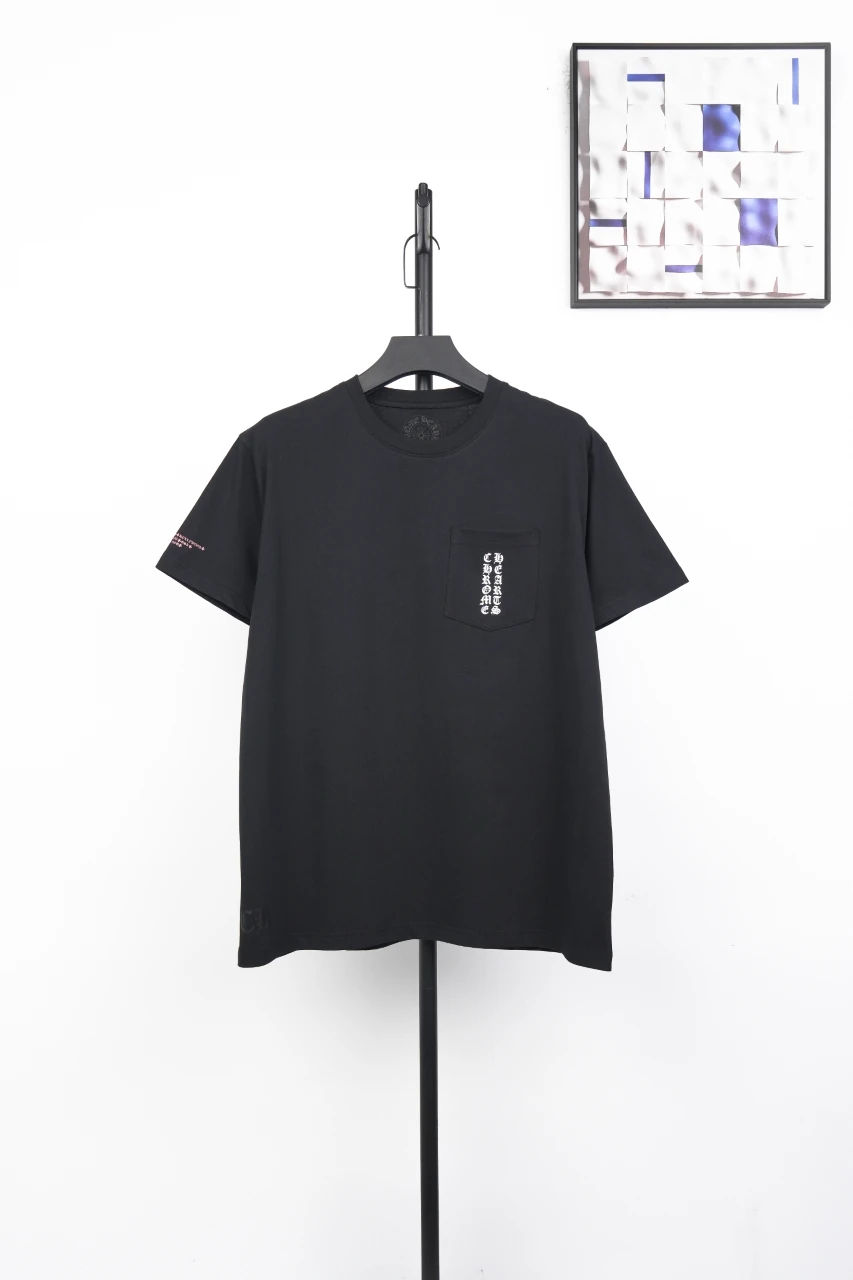 Chrome Hearts Black Vertical Sanskrit Cross T-Shirt product photo from LabelPicks
