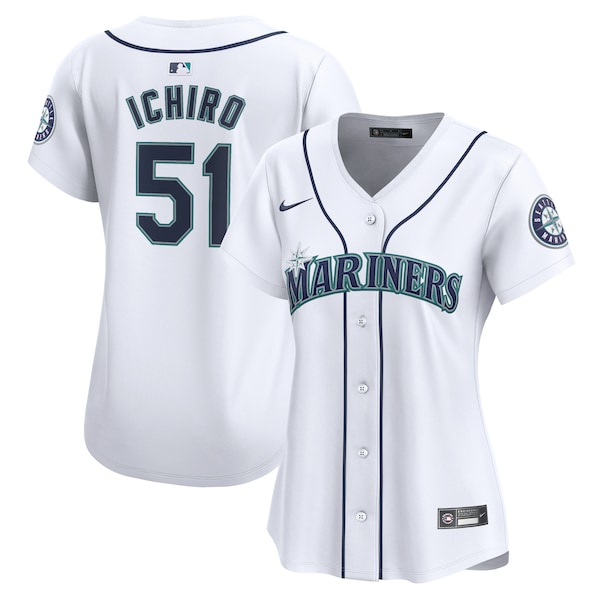 Ichiro Suzuki Seattle Mariners Nike Women's  Home Limited Player Jersey - White