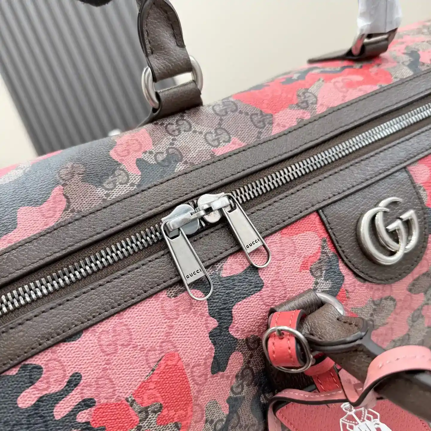 Gucci Pink GG Supreme Canvas Tote Bag product photo from LabelPicks