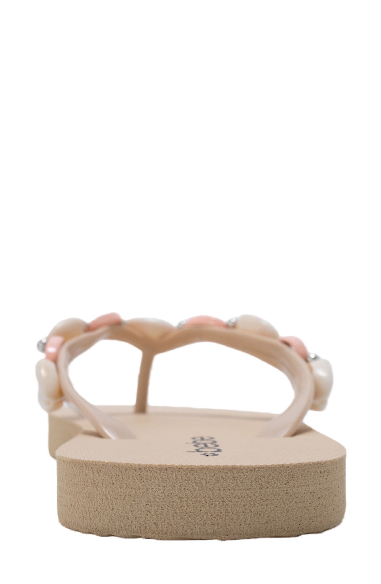 bebe Seashell Flip Flop