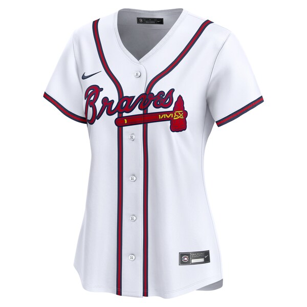 Atlanta Braves Nike Women's Home Limited Custom Jersey - White