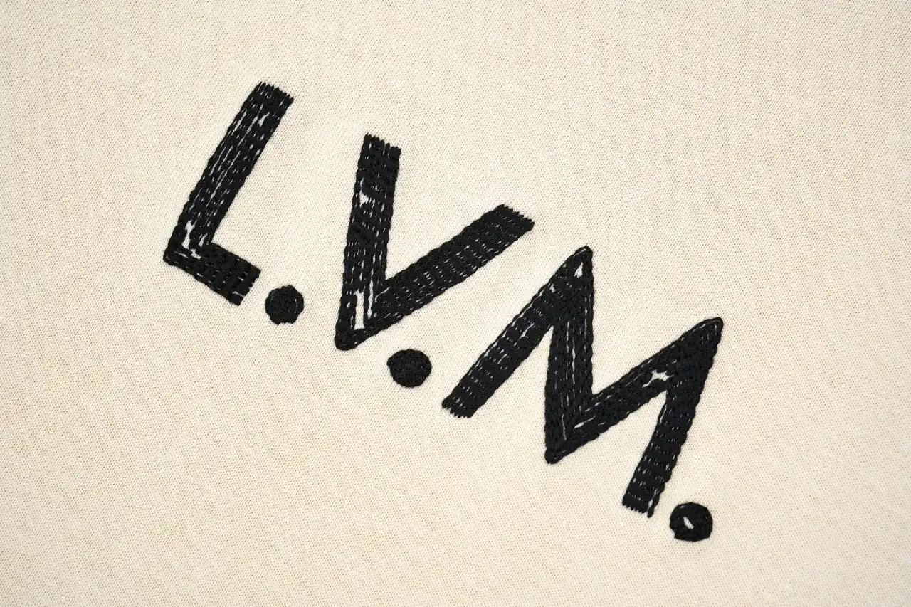 Louis Vuitton Beige LVM Leather Patch T-Shirt product photo from LabelPicks