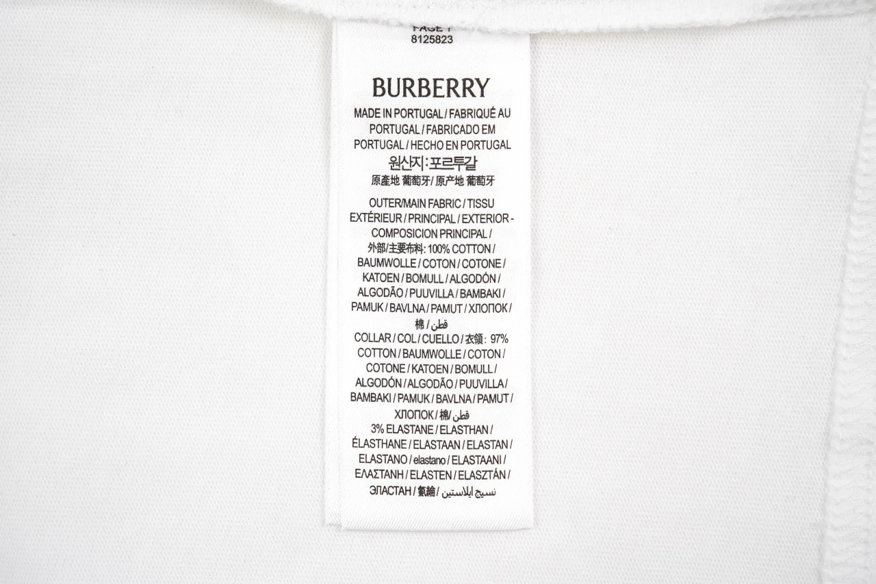 Burberry White Oval Badge Embroidered T-Shirt product photo from LabelPicks