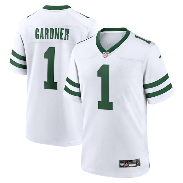 Ahmad Sauce Gardner New York Jets Nike Legacy Player Game Jersey - White/Green
