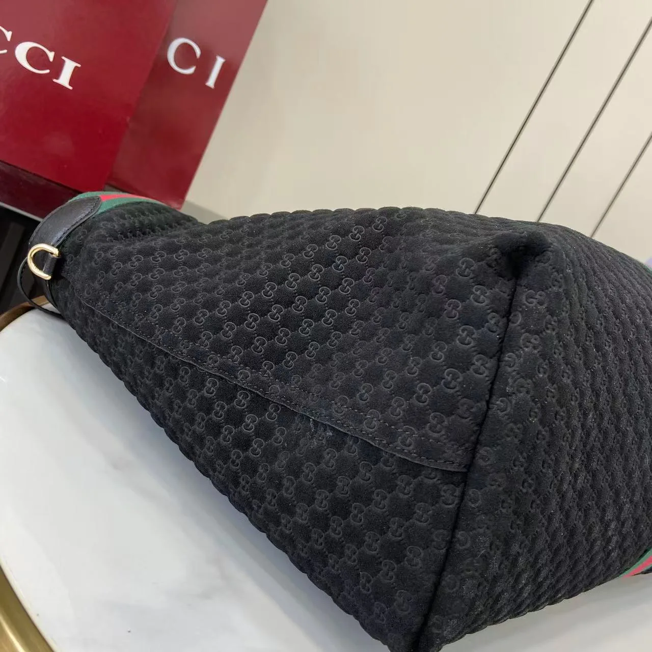 Gucci Black GG Supreme Canvas Tote Bag product photo from LabelPicks