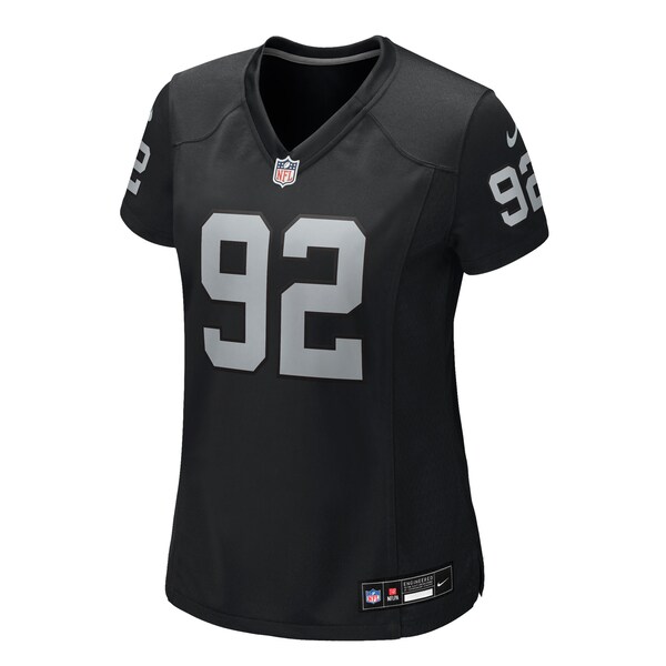JJ Pegues Las Vegas Raiders Nike Women's Team Game Jersey -  Black