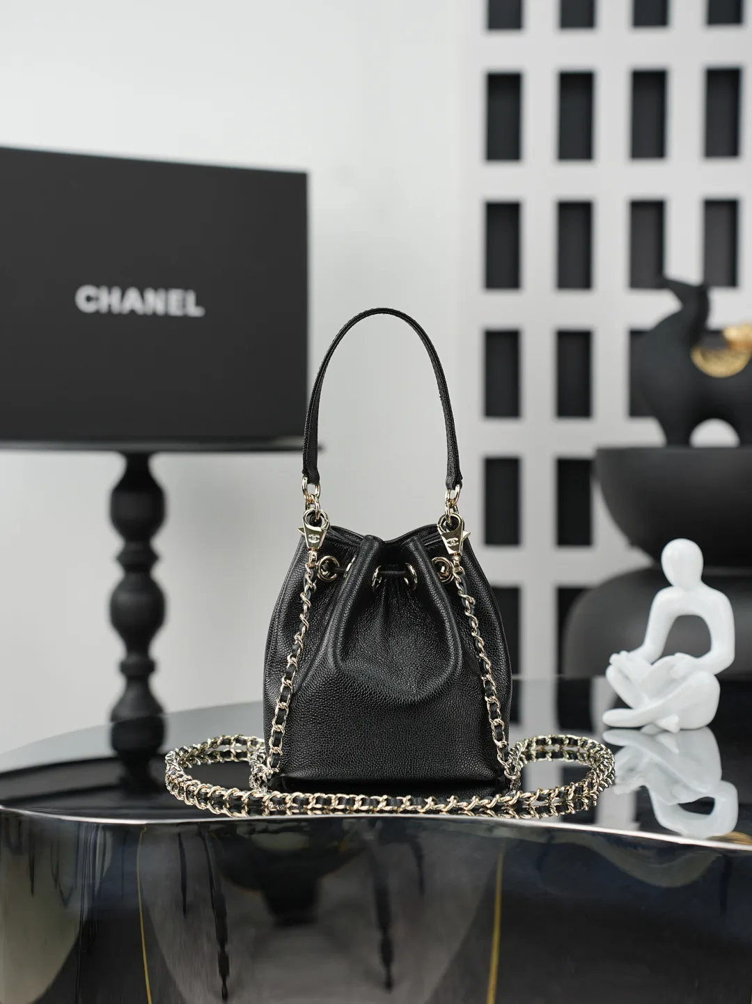 Chanel Quilted Leather Bucket Bag product photo from LabelPicks