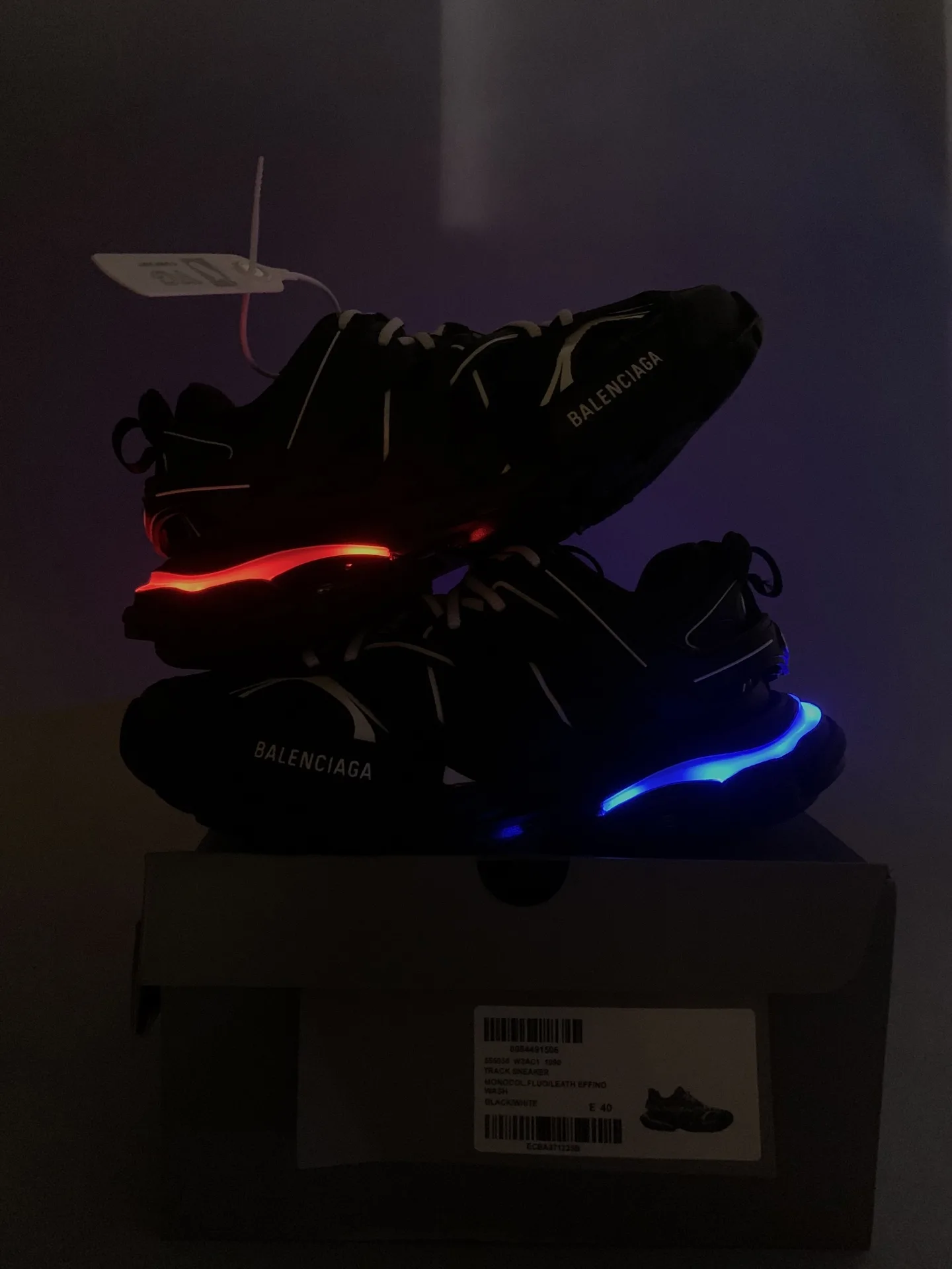 Track LED Sneaker 'Black' product photo from LabelPicks