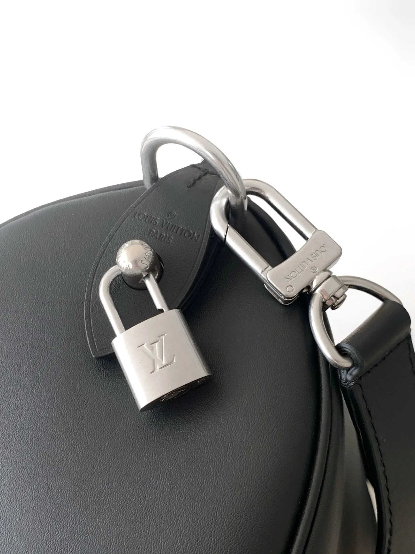 Louis Vuitton Speedy Black Calfskin Shoulder Bag product photo from LabelPicks