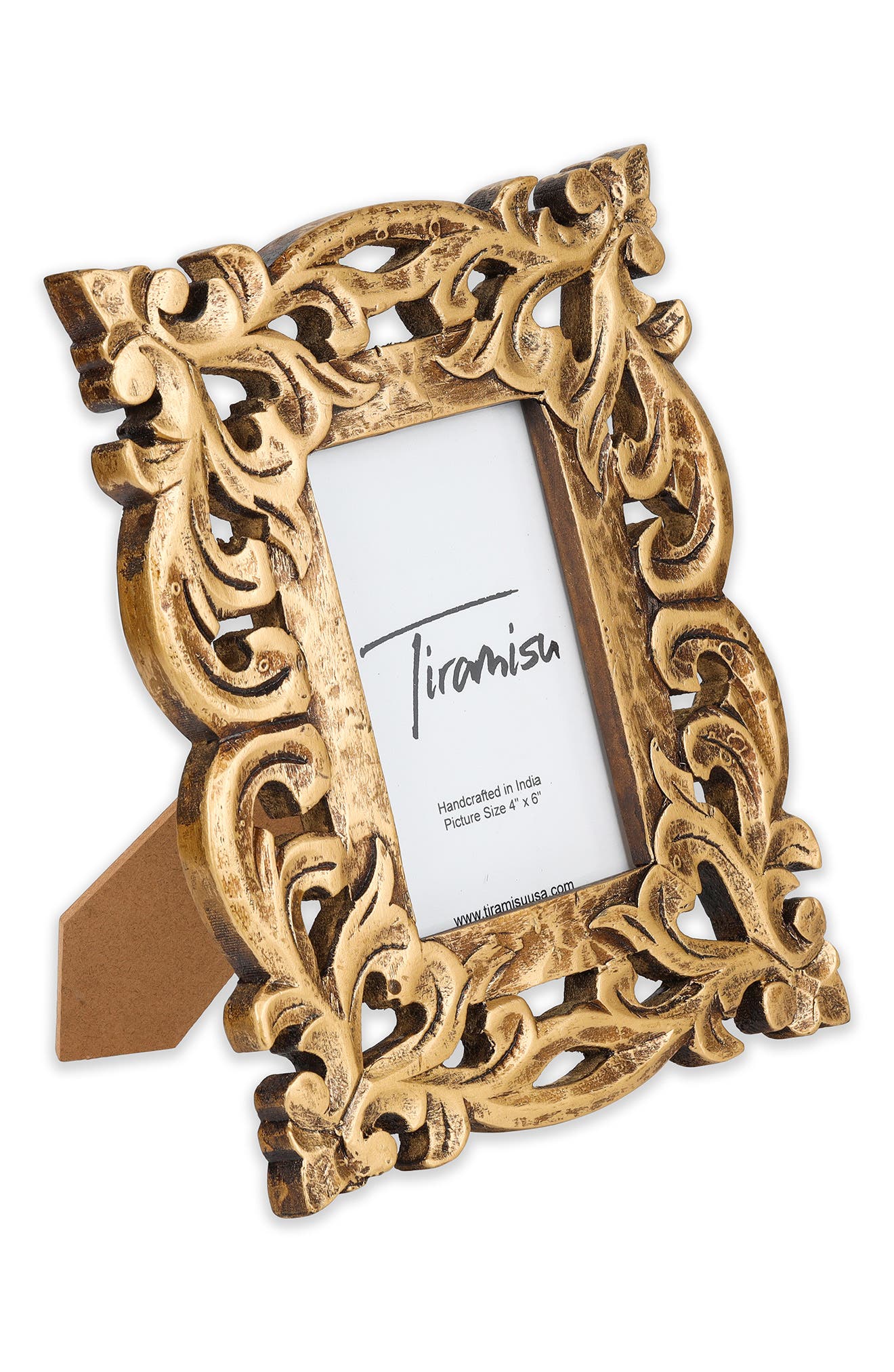 Tiramisu Antique Artistry Wood Carved Picture Frame