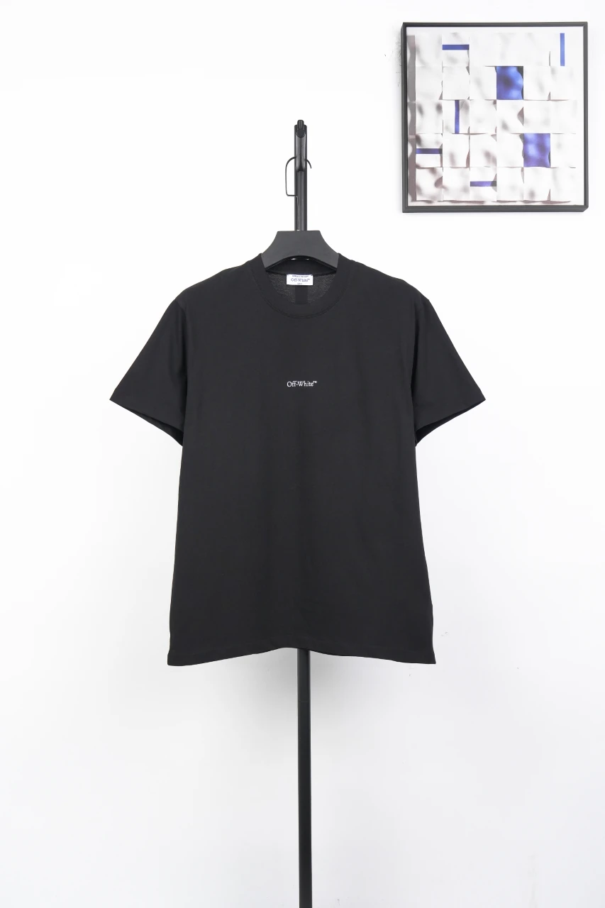 Off-White Black Horseman Painting Arrow T-Shirt product photo from LabelPicks