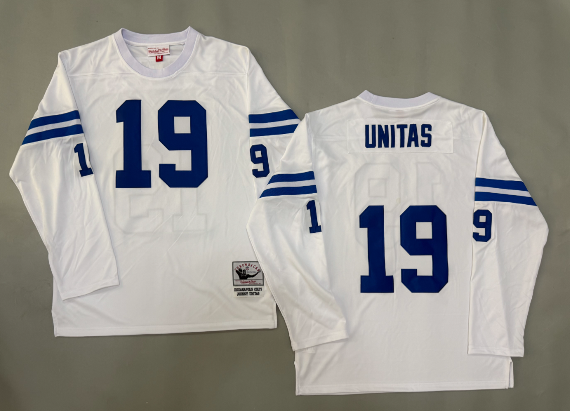 Johnny Unitas Baltimore Colts Authentic Throwback Retired Player Jersey