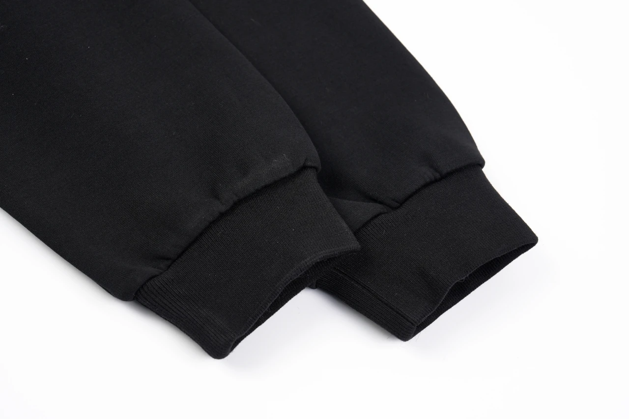 Prada Black Hoodie with Leather Triangle Logo product photo from LabelPicks