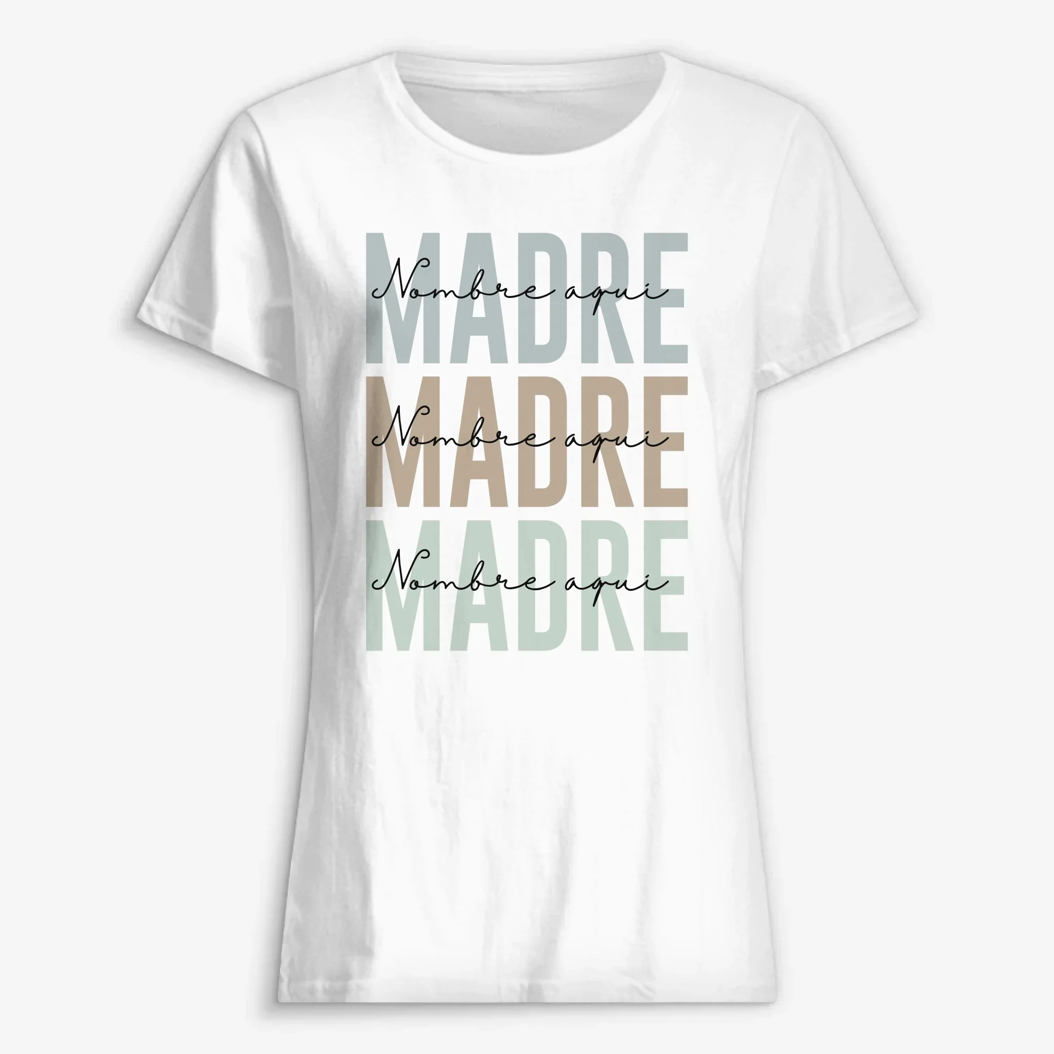 Personalizar Camisetas Para Mamá - Mamá sencilla con nombre personalizado