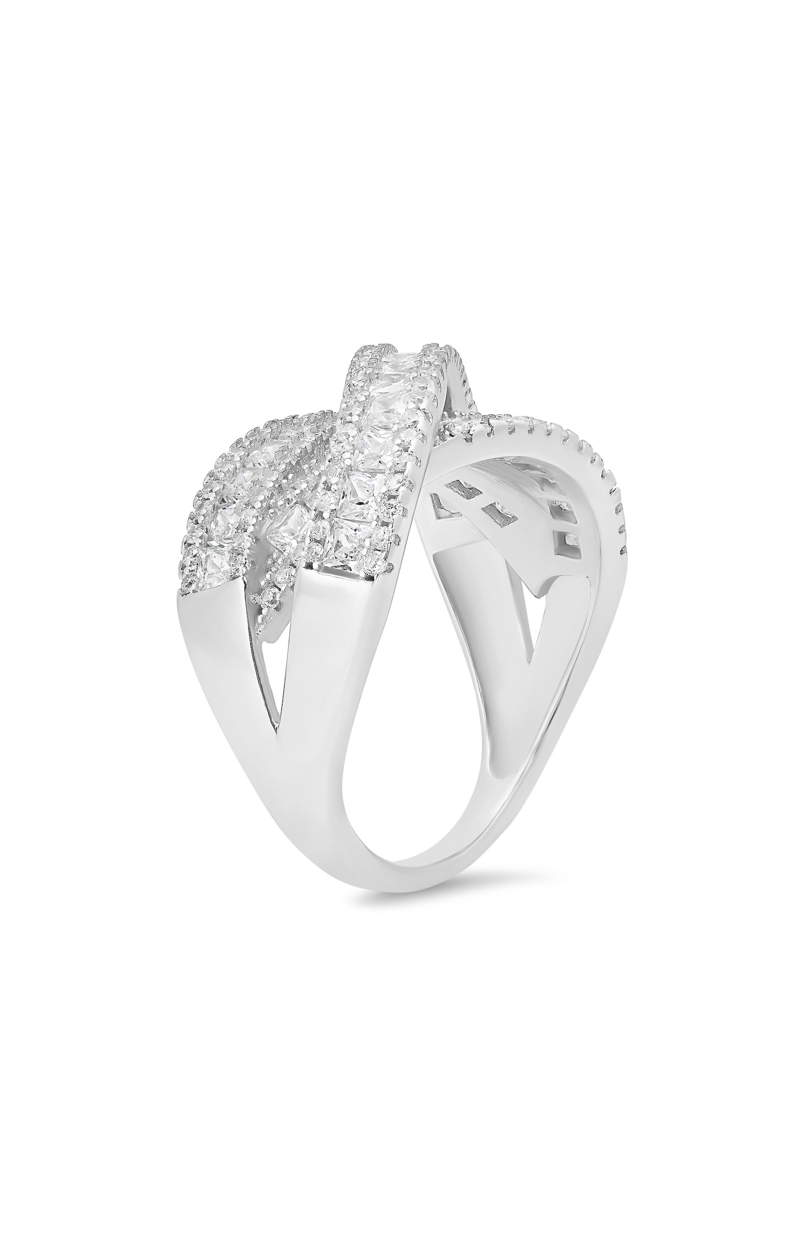 Queen Jewels Crossover Highway Cubic Zirconia Ring