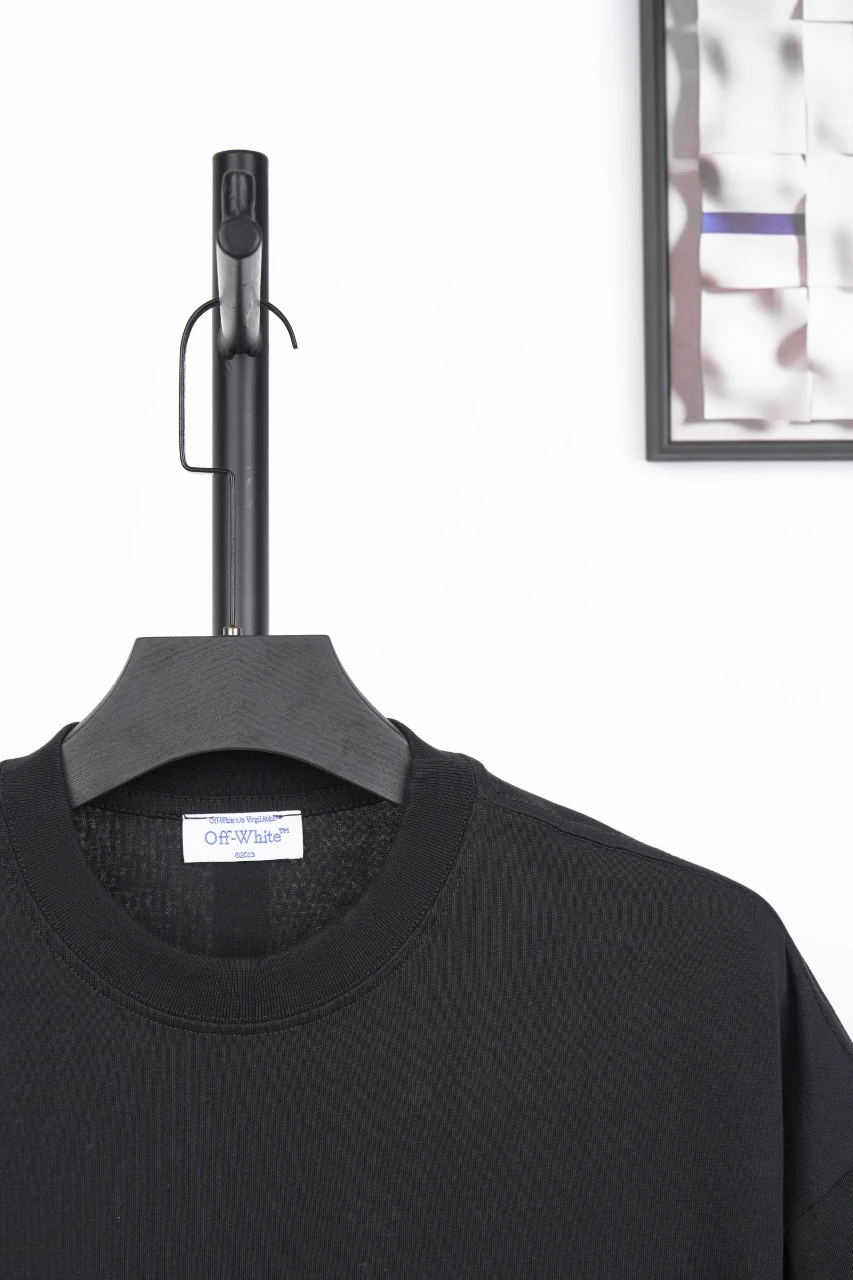 Off-White Black Eye Letter Logo T-Shirt product photo from LabelPicks
