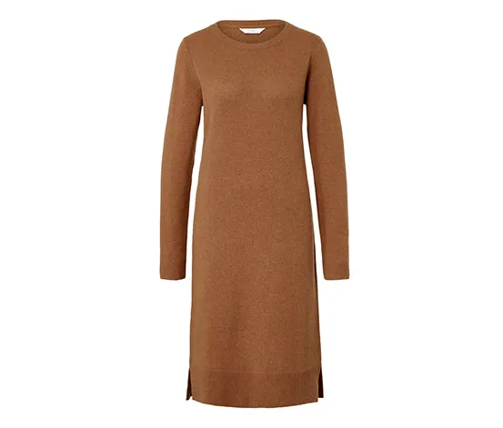 Premium Woll-Cashmere-Strickkleid