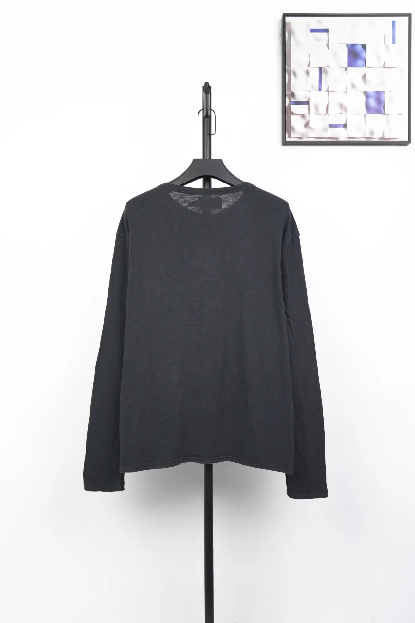 Ralph Lauren Black Pony Embroidered Henley Long Sleeve T-Shirt product photo from LabelPicks