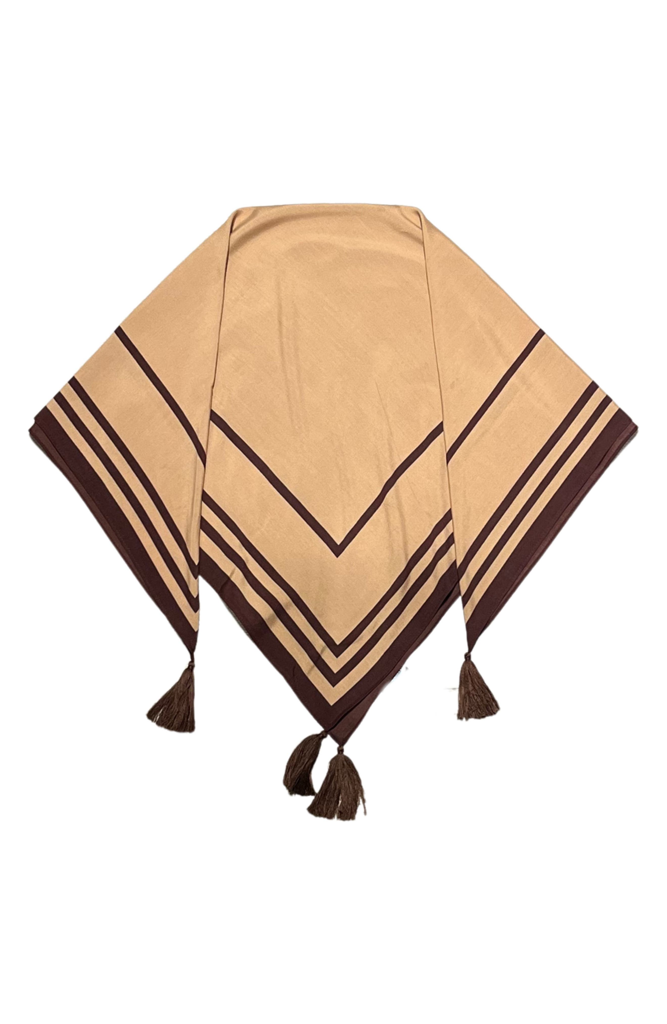 Nicole Miller Tassel Corner Scarf