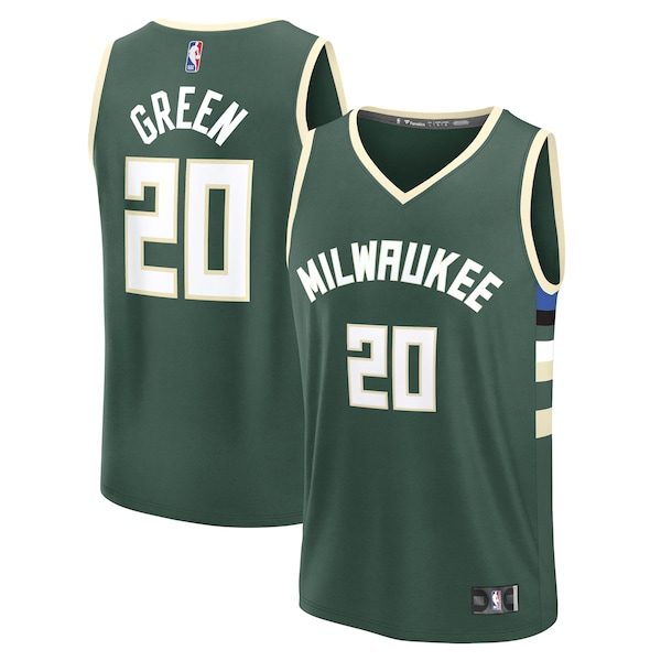 A.J. Green Milwaukee Bucks  Fast Break Replica Player Jersey - Icon Edition - Hunter Green