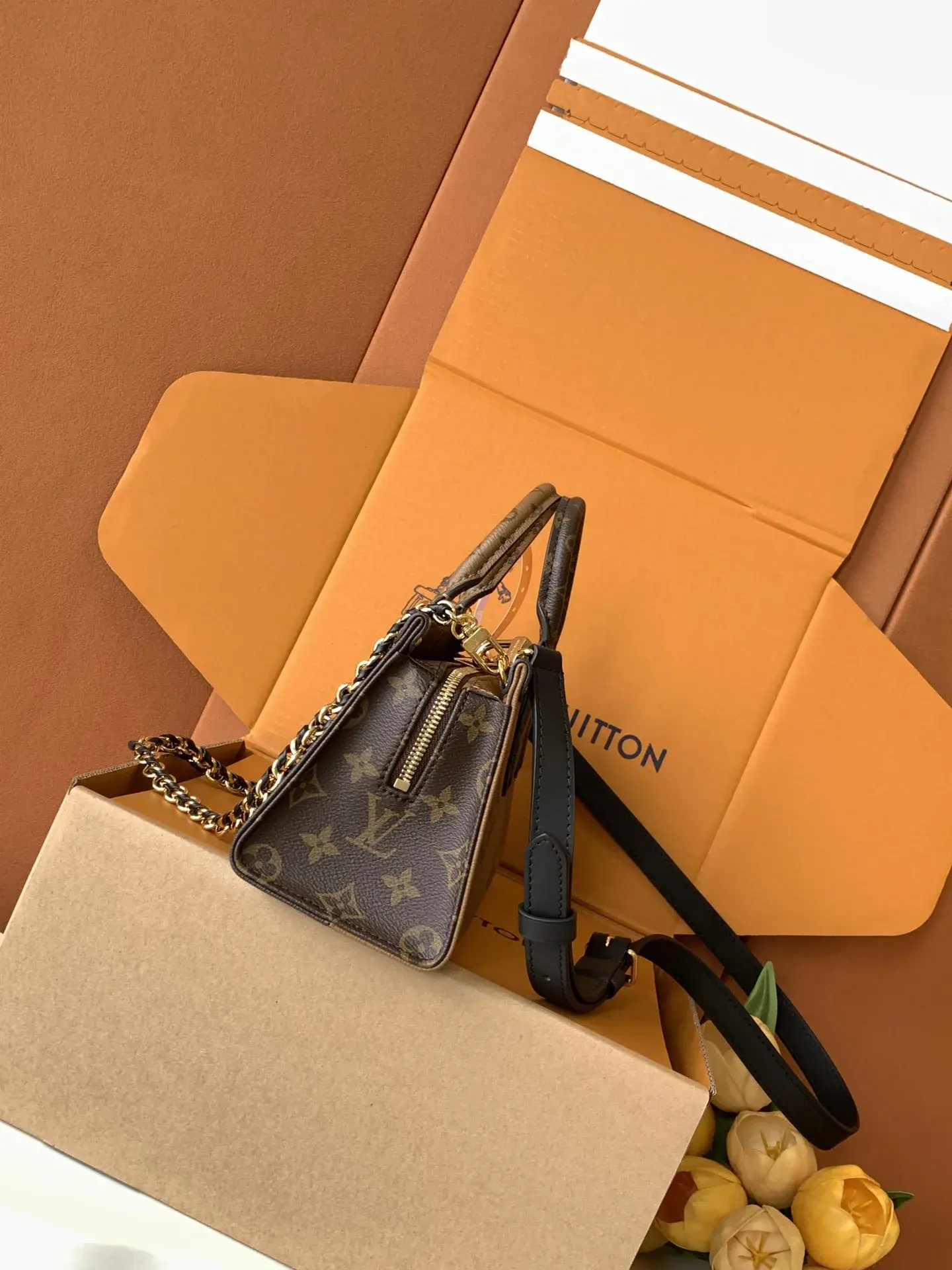 Louis Vuitton Chain-Accented Shoulder Bag product photo from LabelPicks