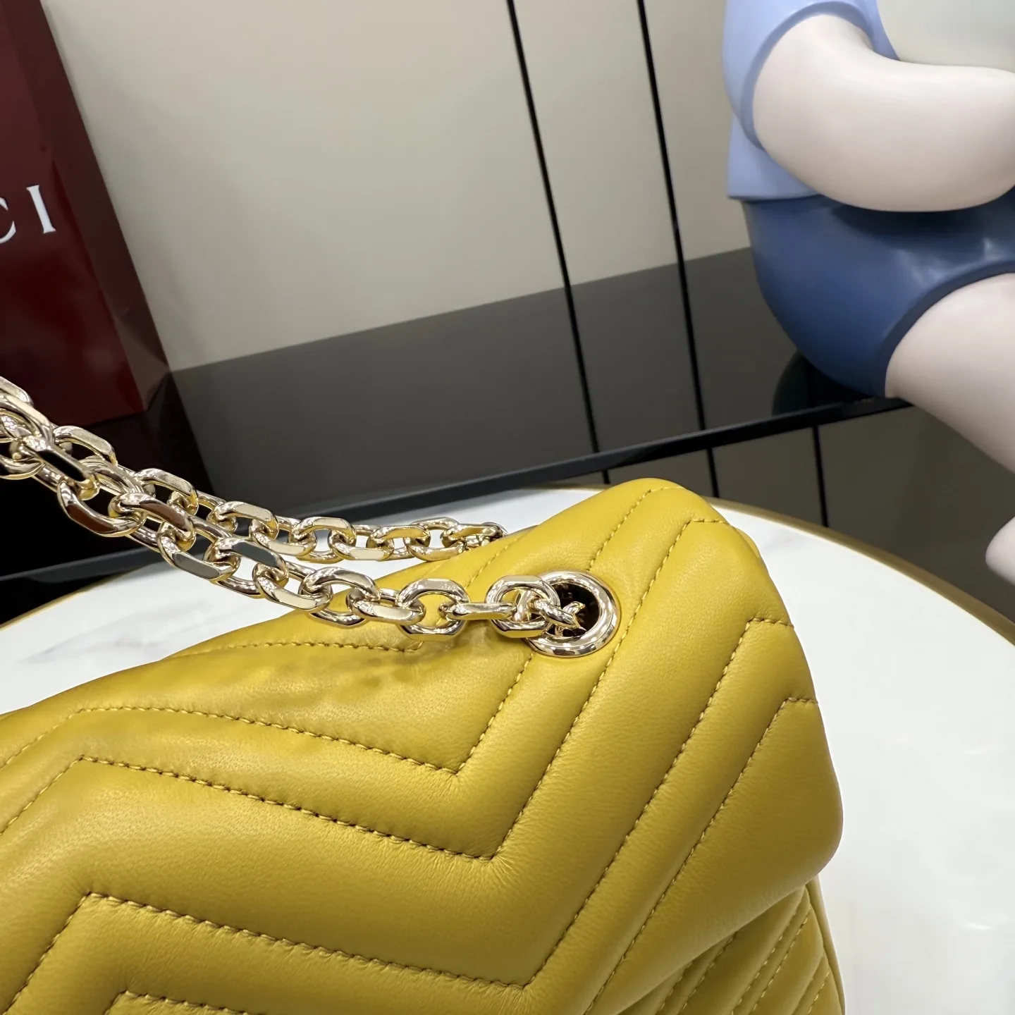 Gucci GG Supreme Canvas Marmont Shoulder Bag product photo from LabelPicks