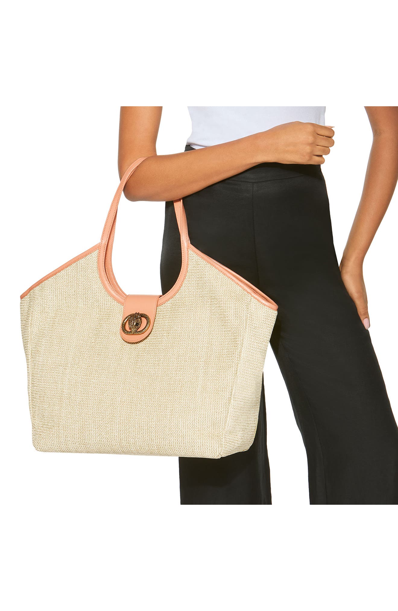 Kurt Geiger London Large Chelsea Woven Tote Bag