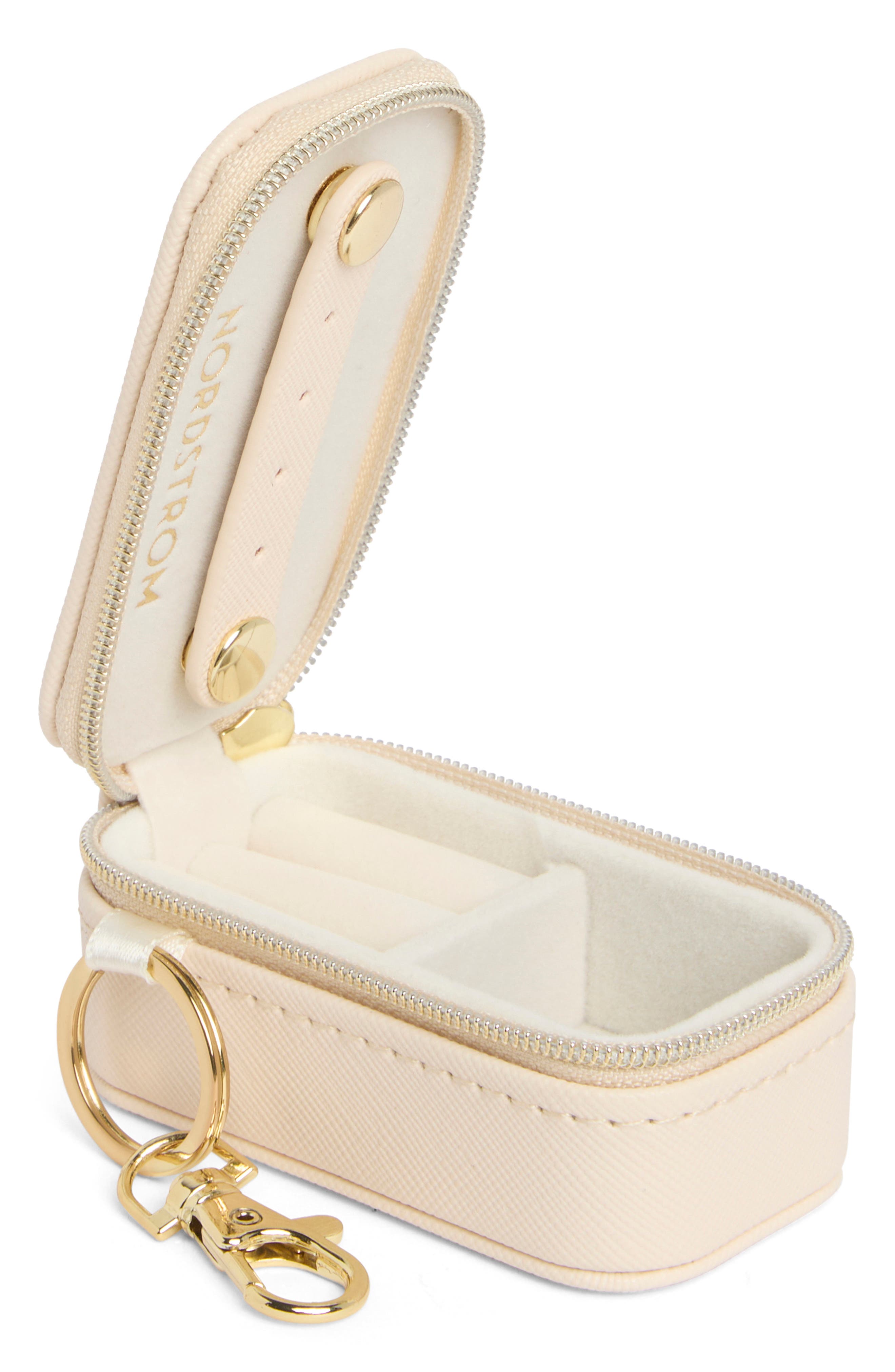 Nordstrom Mom Key Chain Mini Travel Jewelry Box