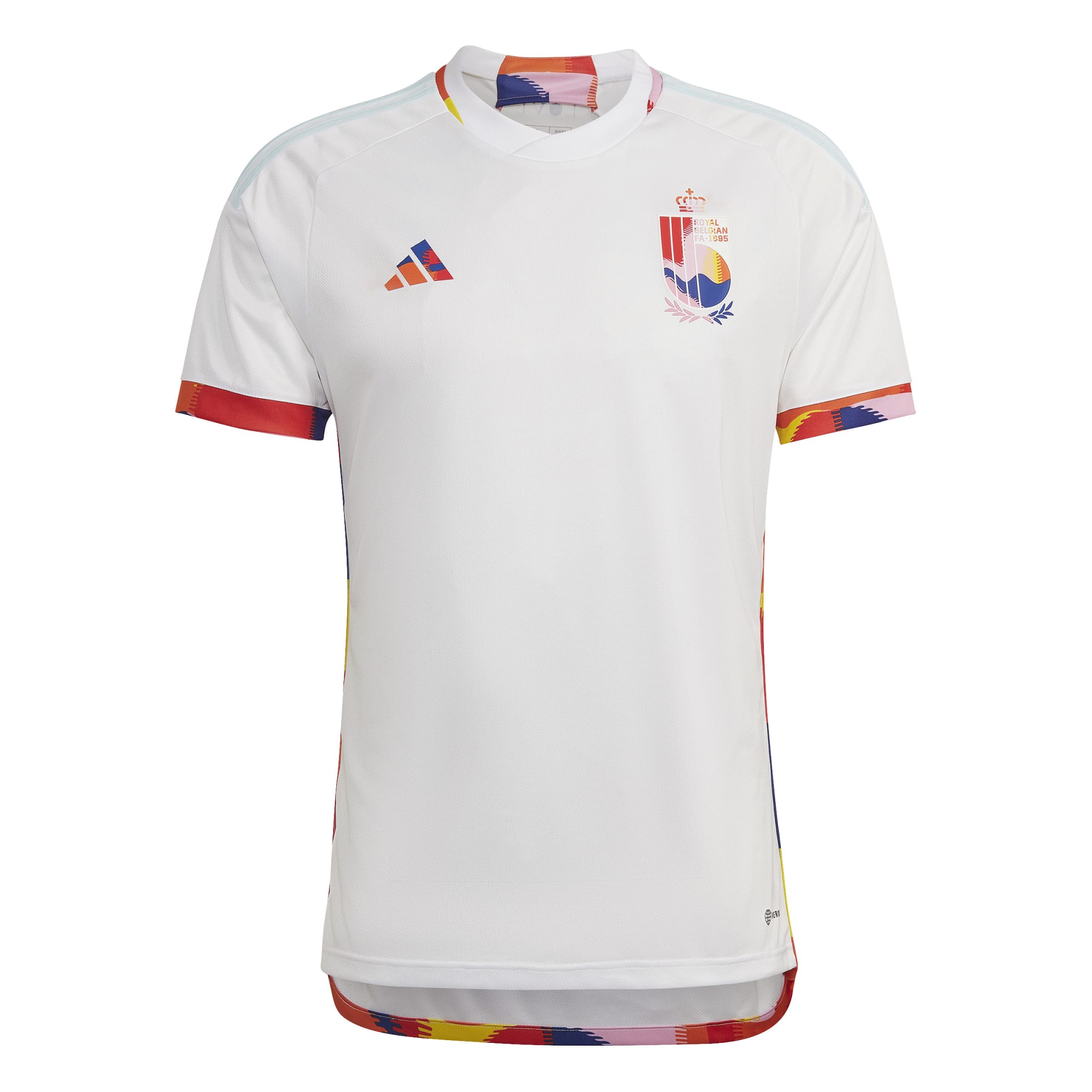 Custom Belgium National Team adidas 2022/23 Away Authentic Jersey - White