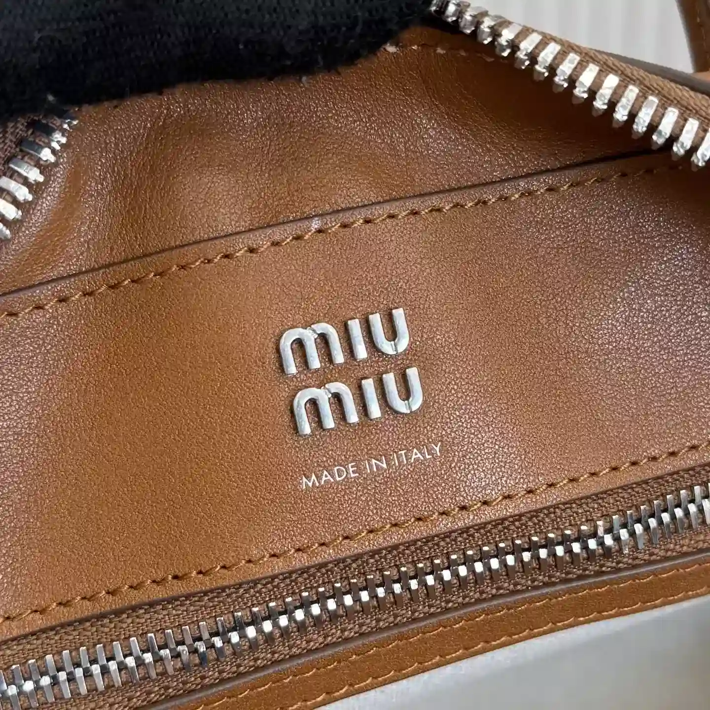 Miu Miu Calfskin Vivant Top Handle Bag product photo from LabelPicks