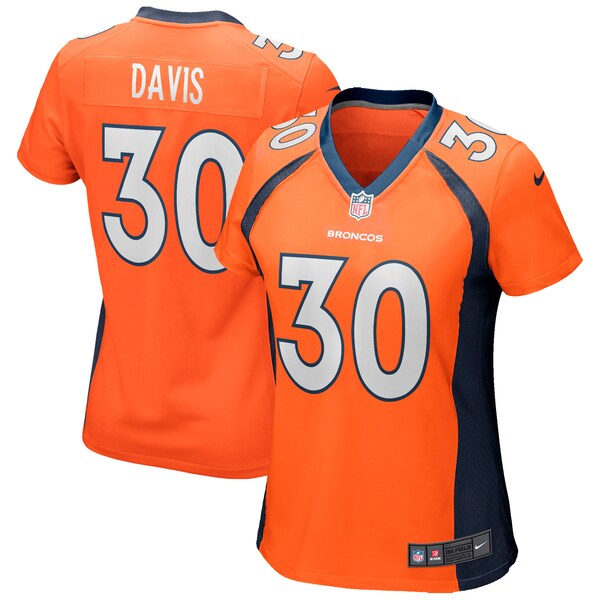 Terrell Davis Denver Broncos Nike Women's Game Retired Player Jersey - Orange/Navy
