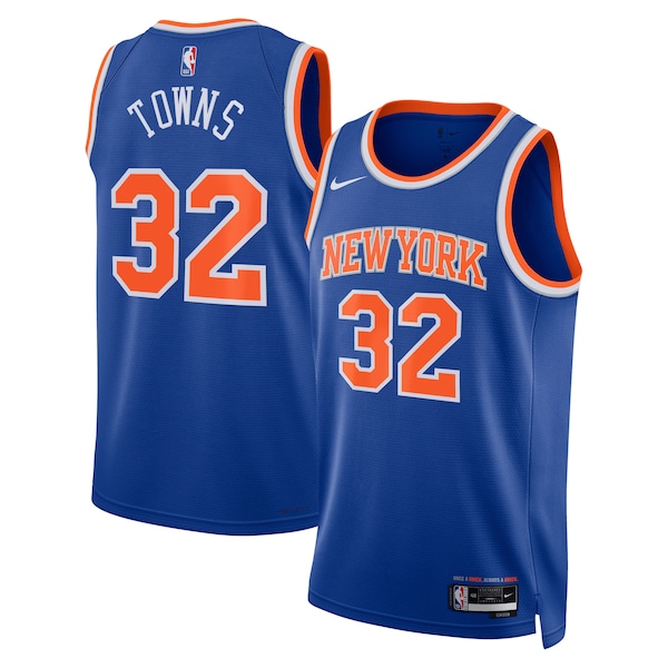 Karl-Anthony Towns New York Knicks Nike Unisex Swingman Jersey - Blue - Icon Edition