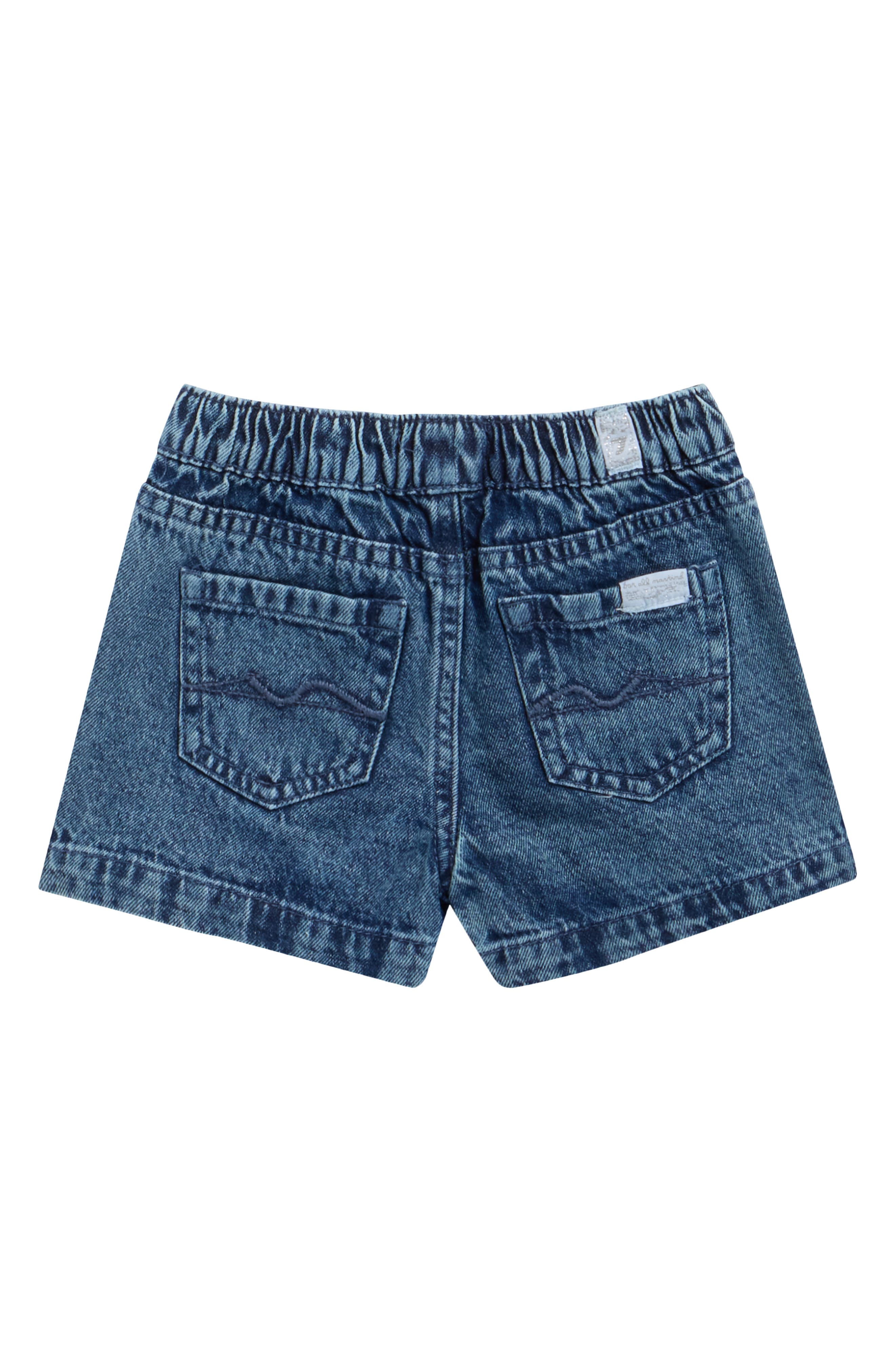 7 For All Mankind Ruffle Sleeve T-Shirt & Bow Print Skort Set