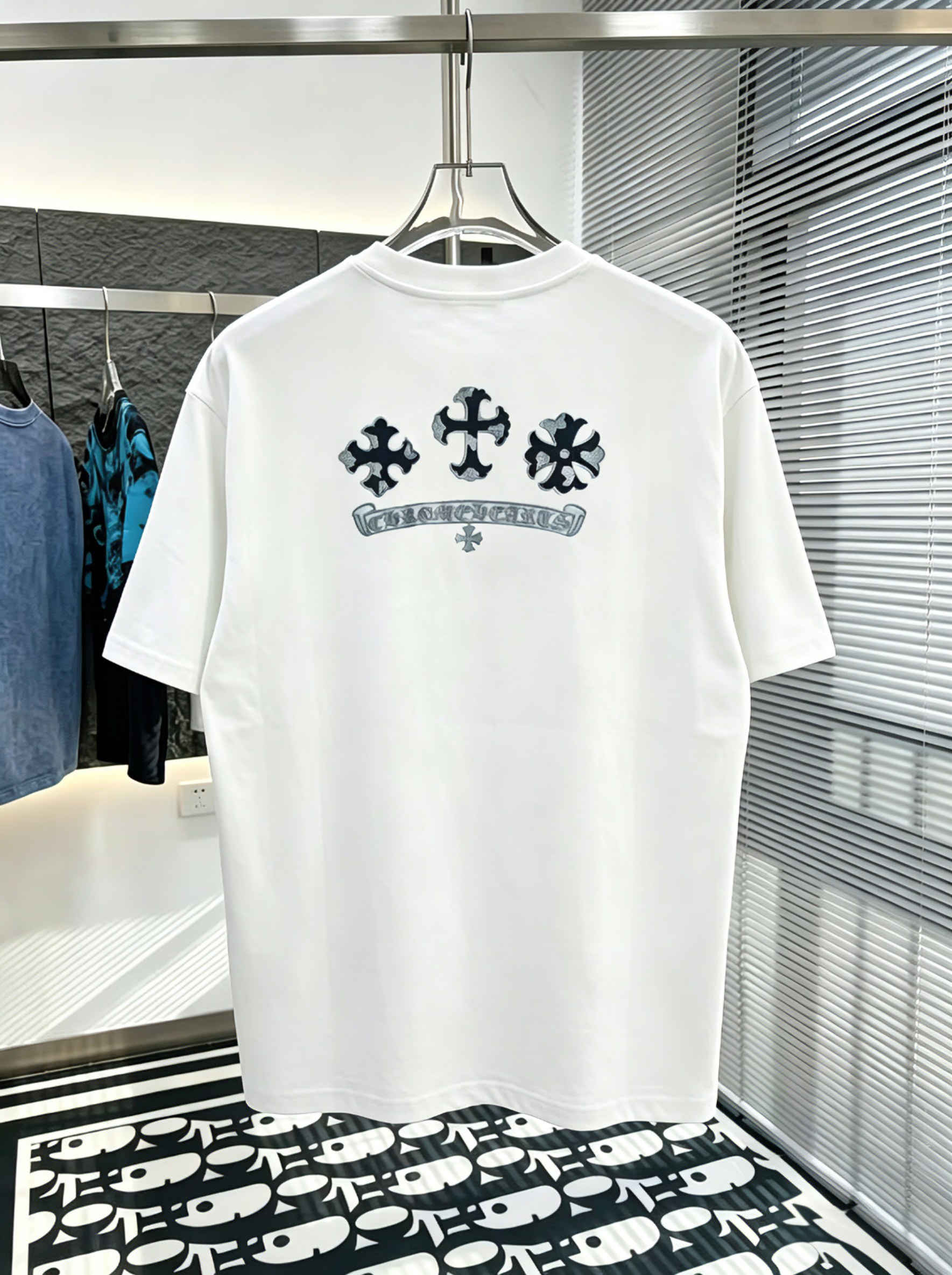 0512 Classic letter prints t-shirt