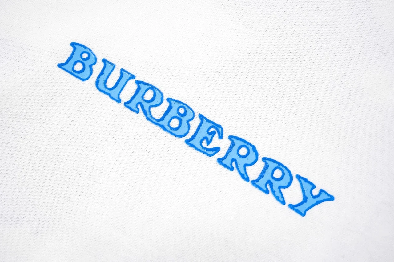 Burberry White Front Letter Back Knight Print T-Shirt product photo from LabelPicks