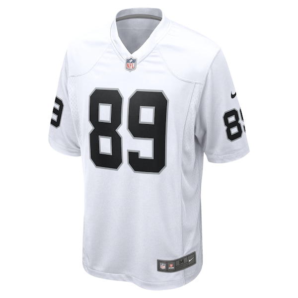 Brock Bowers Las Vegas Raiders Nike Game Jersey -  White