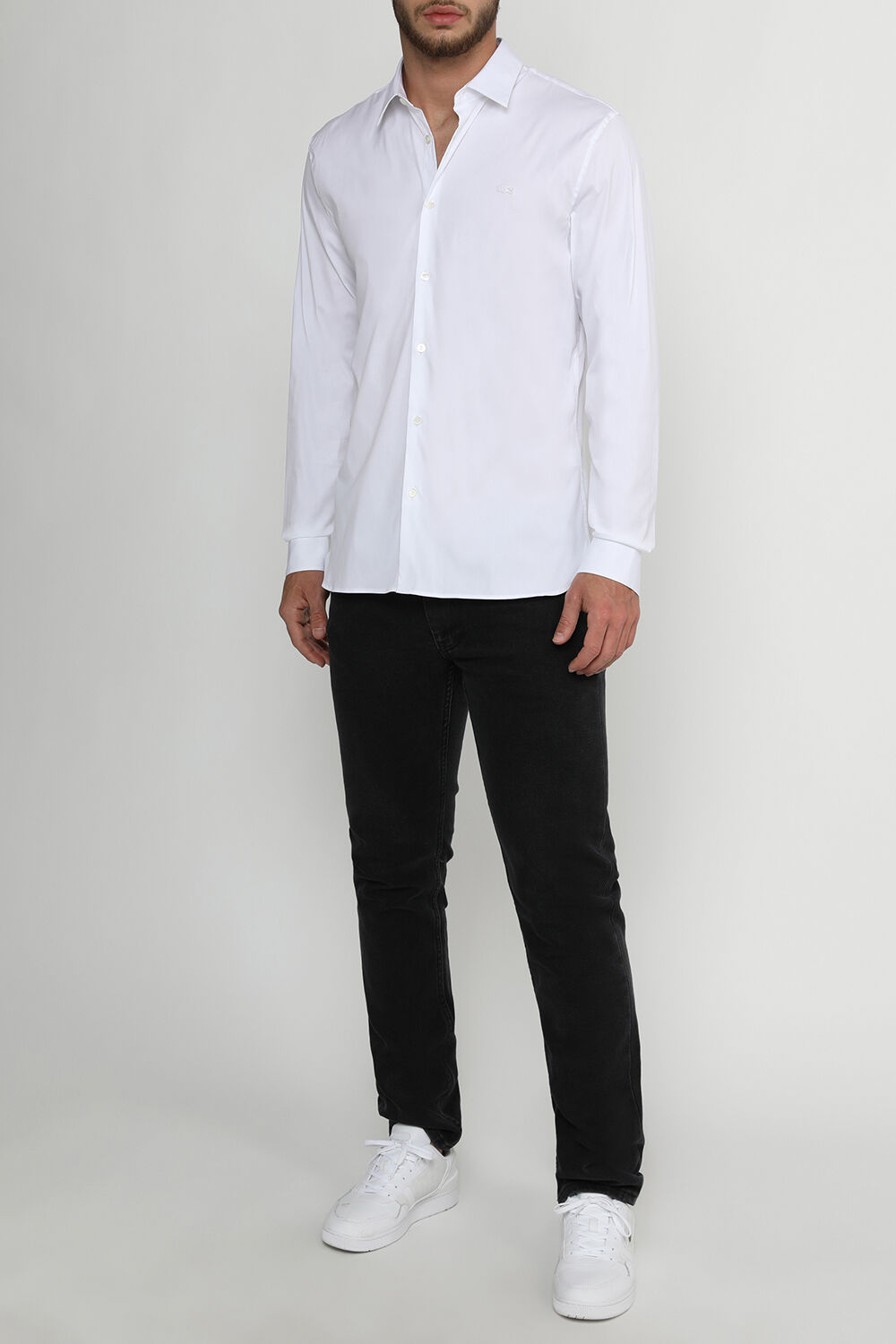 LACOSTE חולצת מכופתרת