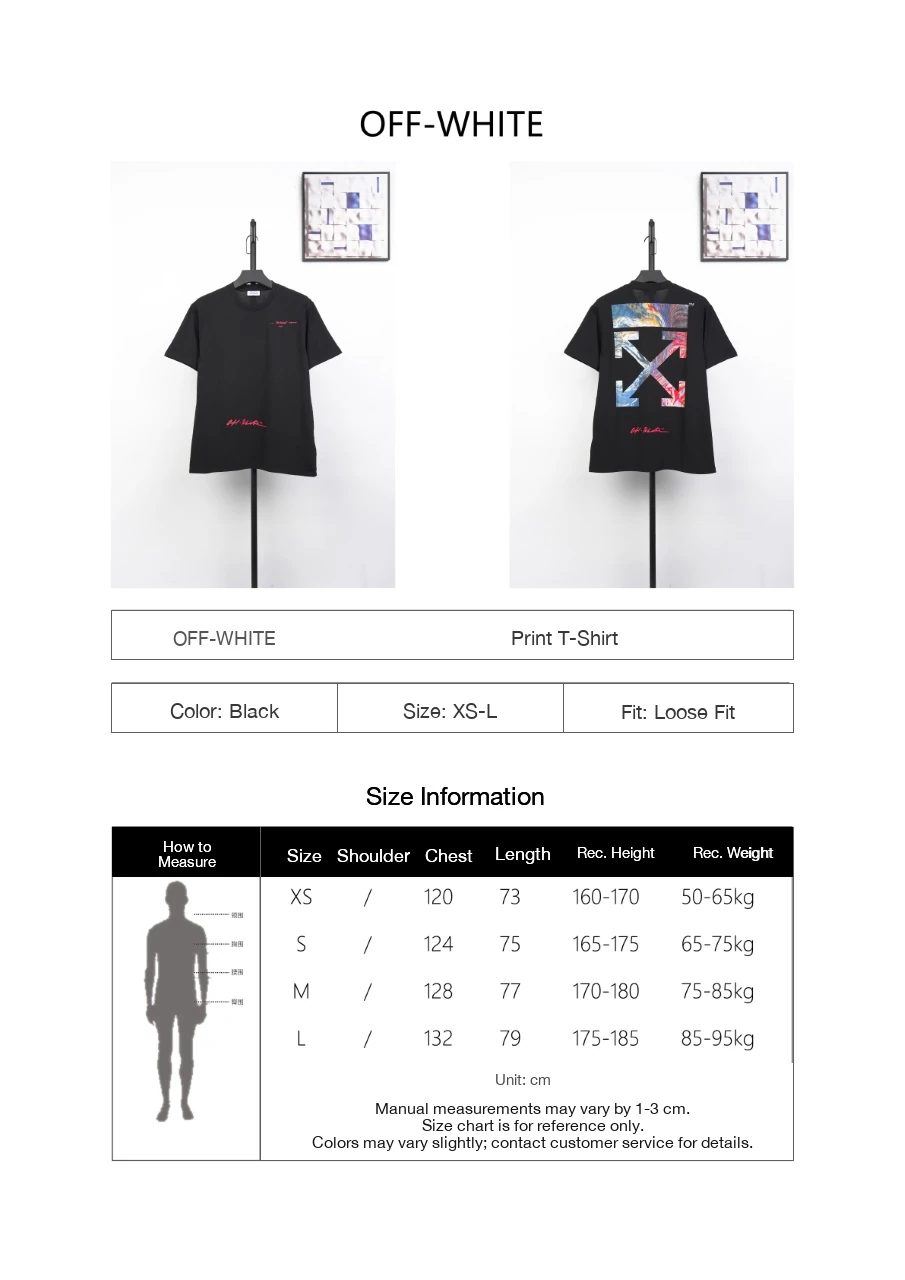 Off-White Black Cloud Painting Arrow T-Shirt product photo from LabelPicks