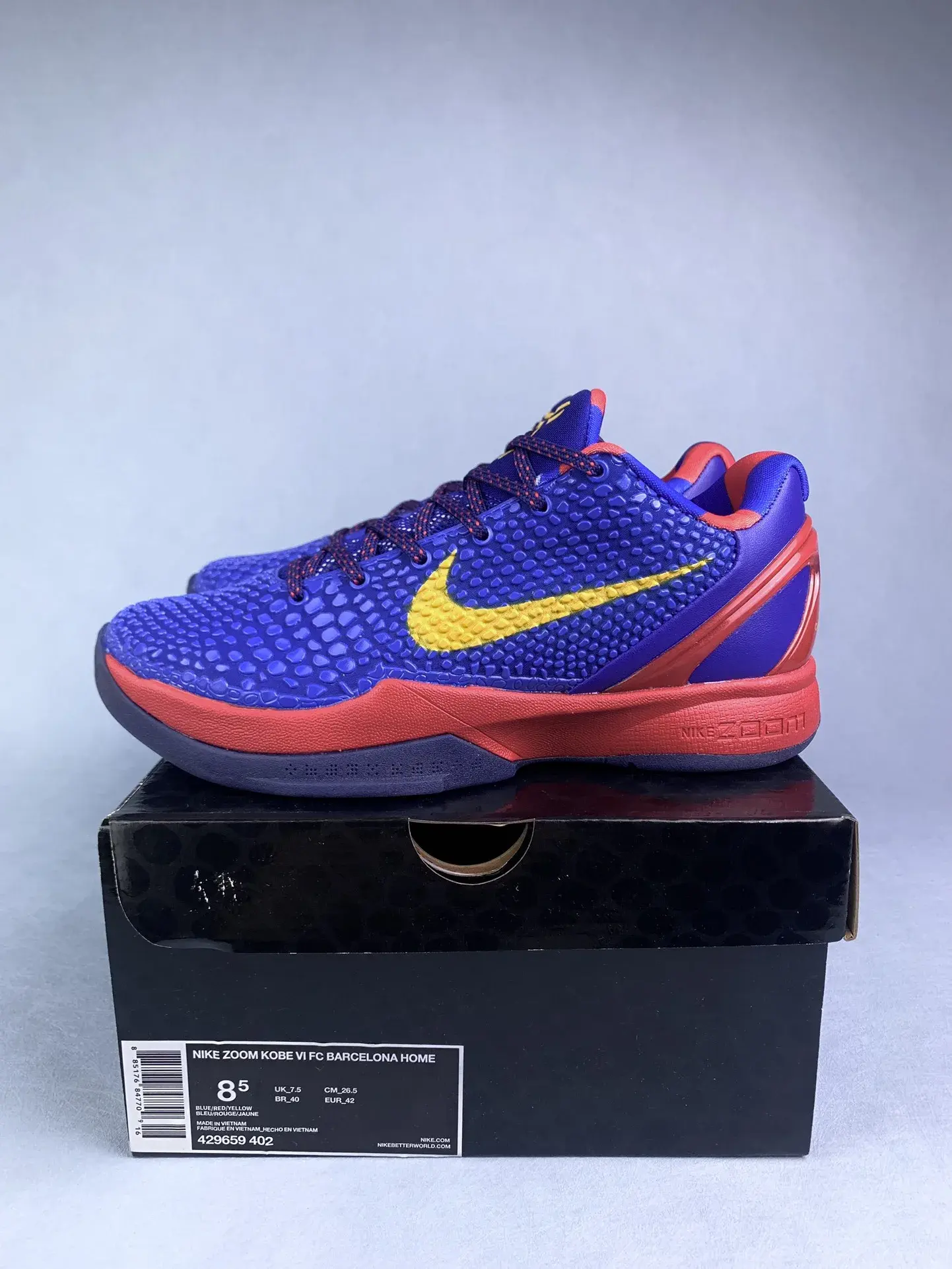Nike Zoom Kobe VI FC Barcelona Home Shoes product photo from LabelPicks