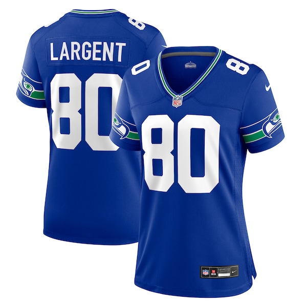 Steve Largent Seattle Seahawks Nike Women's Throwback Retired Player Game Jersey - Royal/Navy