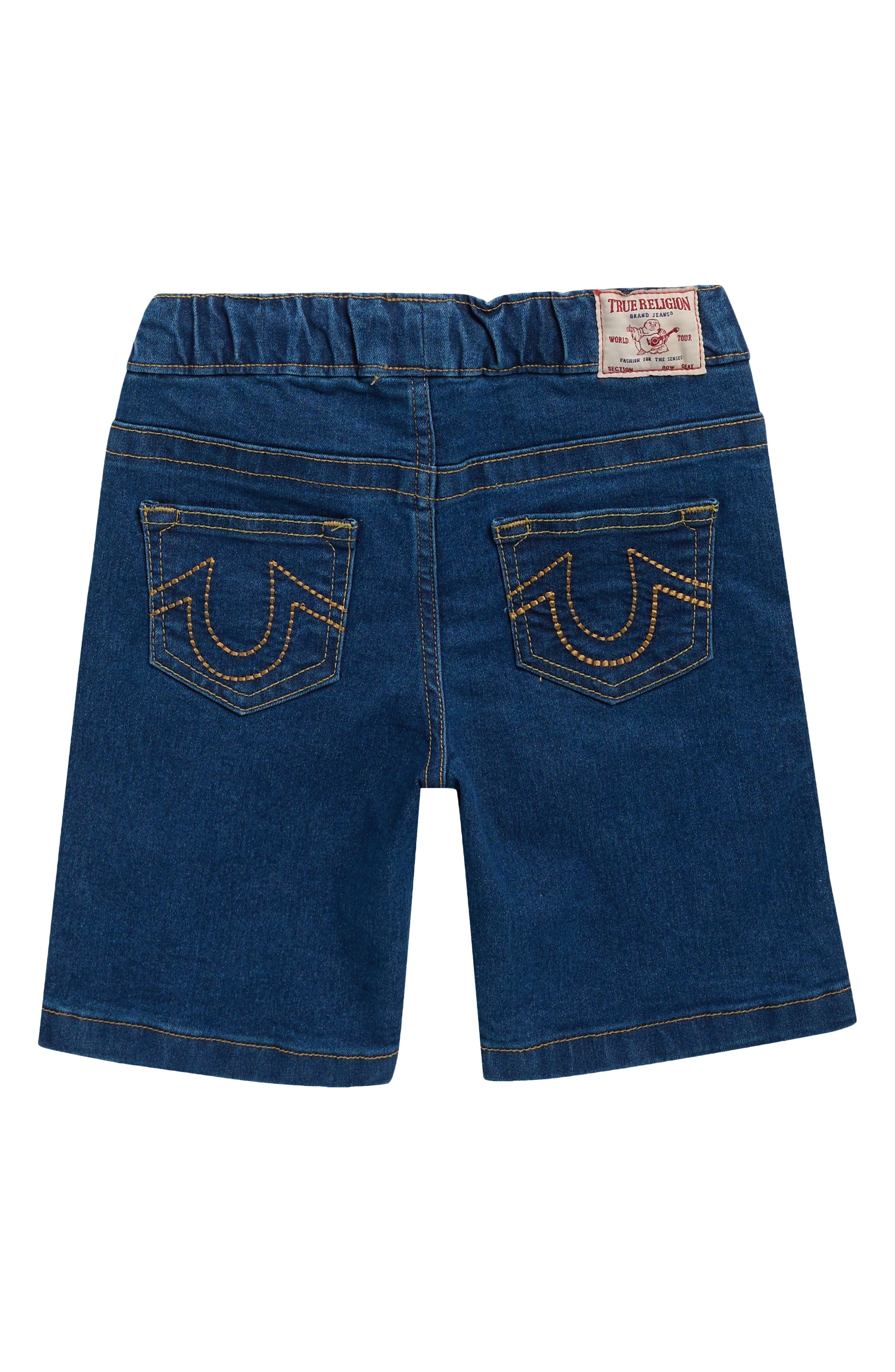 True Religion Kids' Knit Graphic T-Shirt & Denim Shorts Set