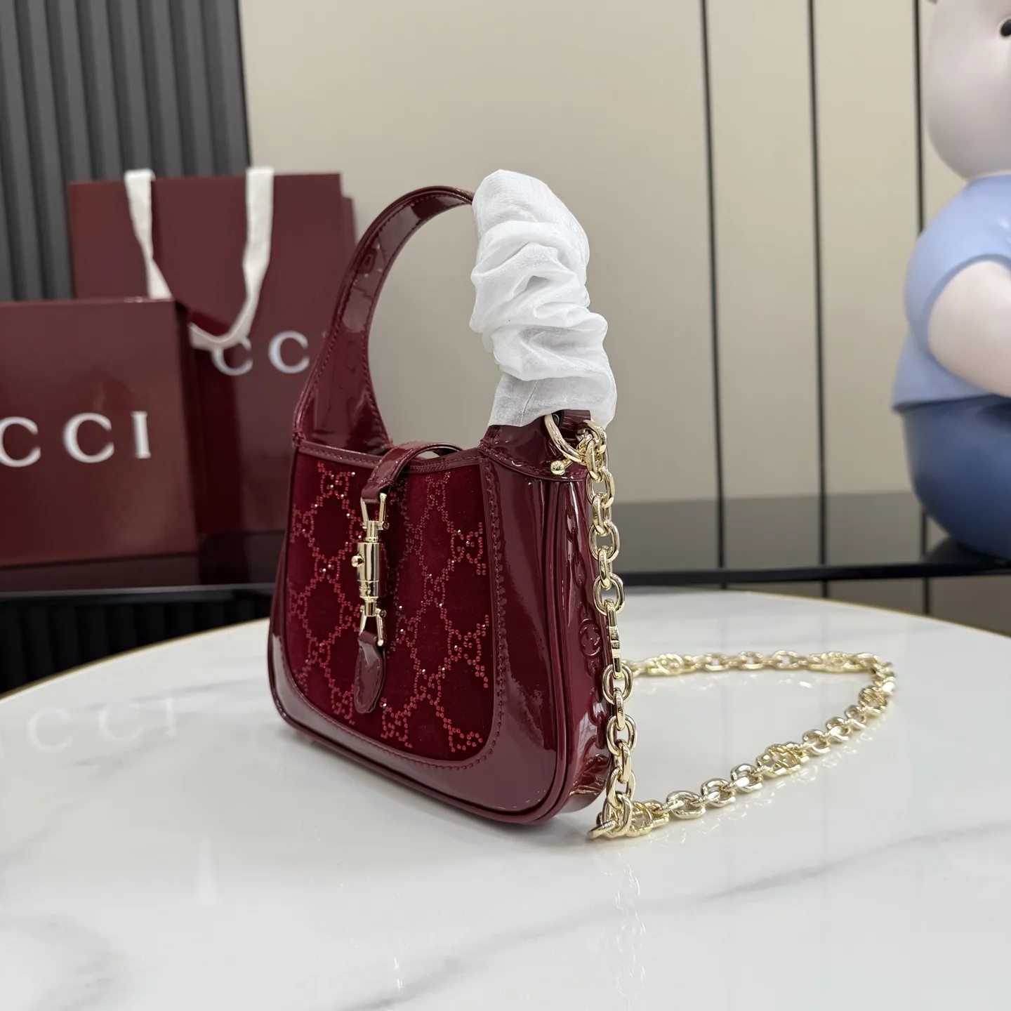 Gucci Satin Jackie Crossbody Bag product photo from LabelPicks