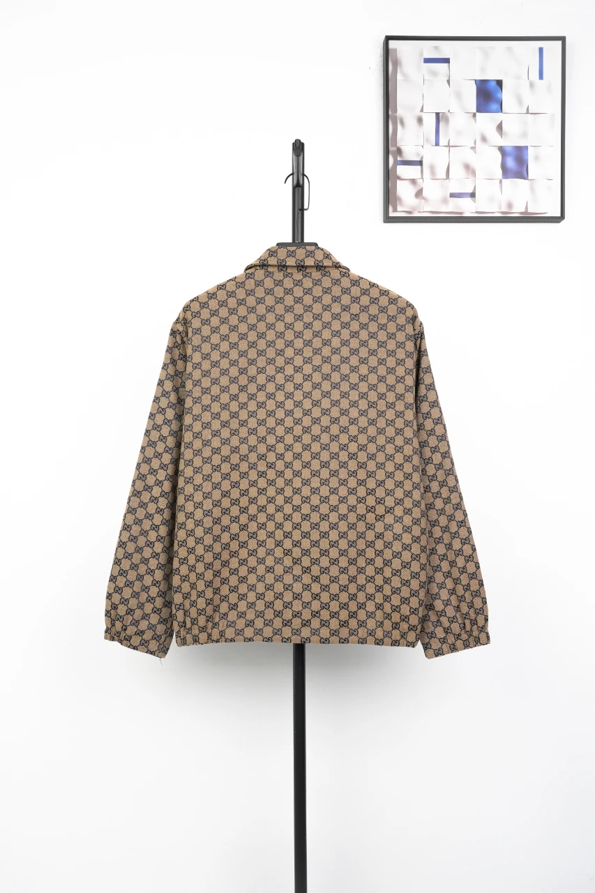 GUCCI Ebony GG Jacquard Cotton Jacket product photo from LabelPicks
