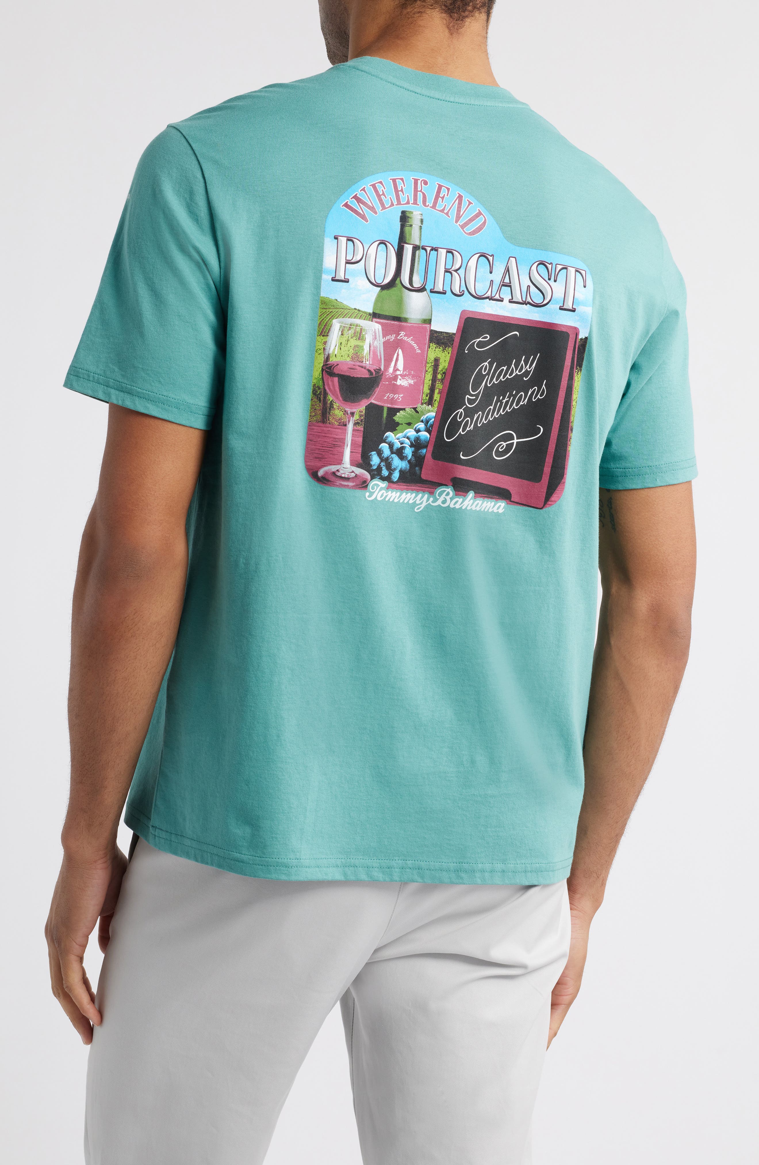 Tommy Bahama Weekend Pourcast Cotton Graphic T-Shirt