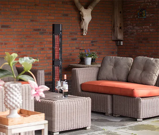 Sunred Stand-Heizstrahler »Royal Diamond Dark Velencia Lounge 3000 W«